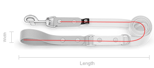 Dimensioni del guinzaglio DUO